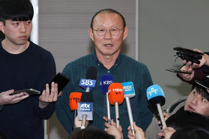 HLV Park Hang-seo trong một lần trả lời phỏng vấn kênh MBC