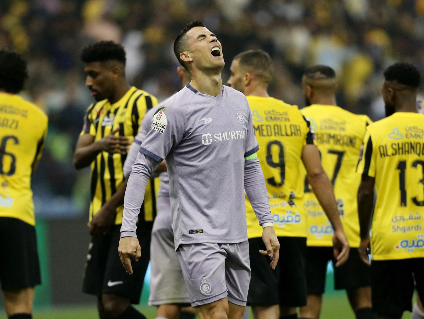 Trong lần gặp nhau gần đây, Ronaldo và Al Nassr đã thua Al Ittihad Trong lần gặp nhau gần đây, Ronaldo và Al Nassr đã thua Al Ittihad