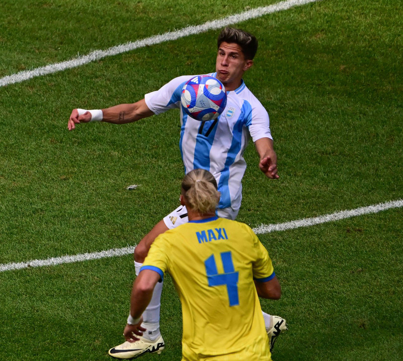 U23 Argentina loại U23 Ukraine, cùng U23 Morocco vào tứ kết Olympic Paris 2024 ảnh 2 U23 Argentina loại U23 Ukraine, cùng U23 Morocco vào tứ kết Olympic Paris 2024 ảnh 2