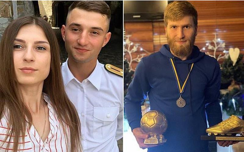 Vitalii Sapylo (trái) và Dmytro Martynenko