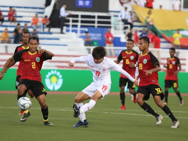 SEA Games 32: U22 Myanmar chật vật vượt qua U22 Timor Leste với bàn thắng duy nhất ảnh 5