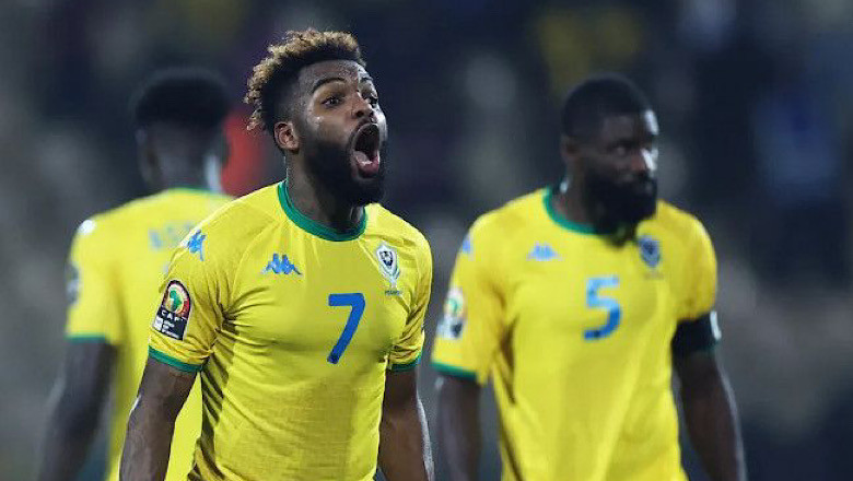 Boupendza từng là chân sút của tuyển Gabon