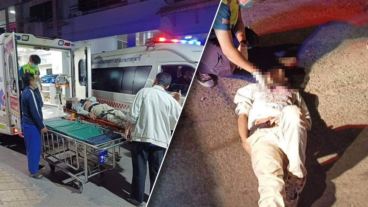 Nạn nhân được đưa đi cấp cứu trong tình trạng đa chấn thương