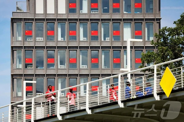 Khu vực sinh hoạt của đoàn Trung Quốc tại Làng Olympic