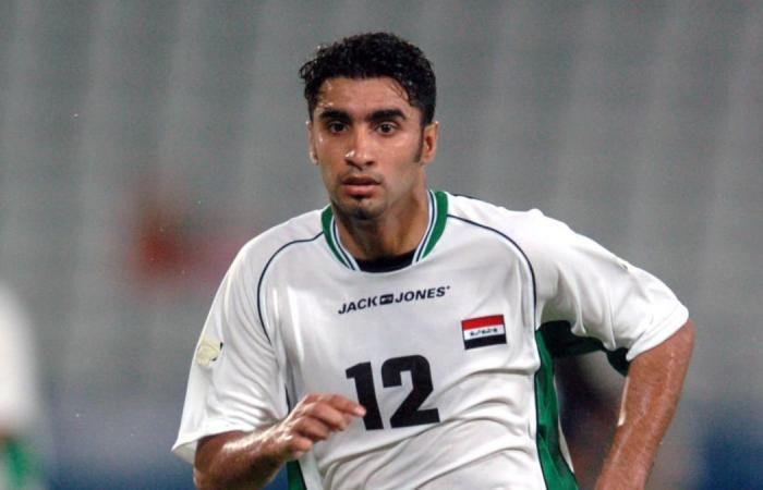 Haidar Hassan trong màu áo ĐT Iraq Haidar Hassan trong màu áo ĐT Iraq