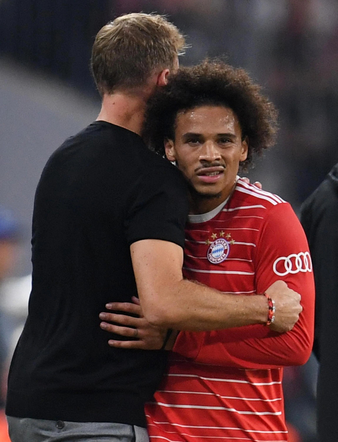 HLV Nagelsmann cũng gặp trường hợp tương tự với Sane