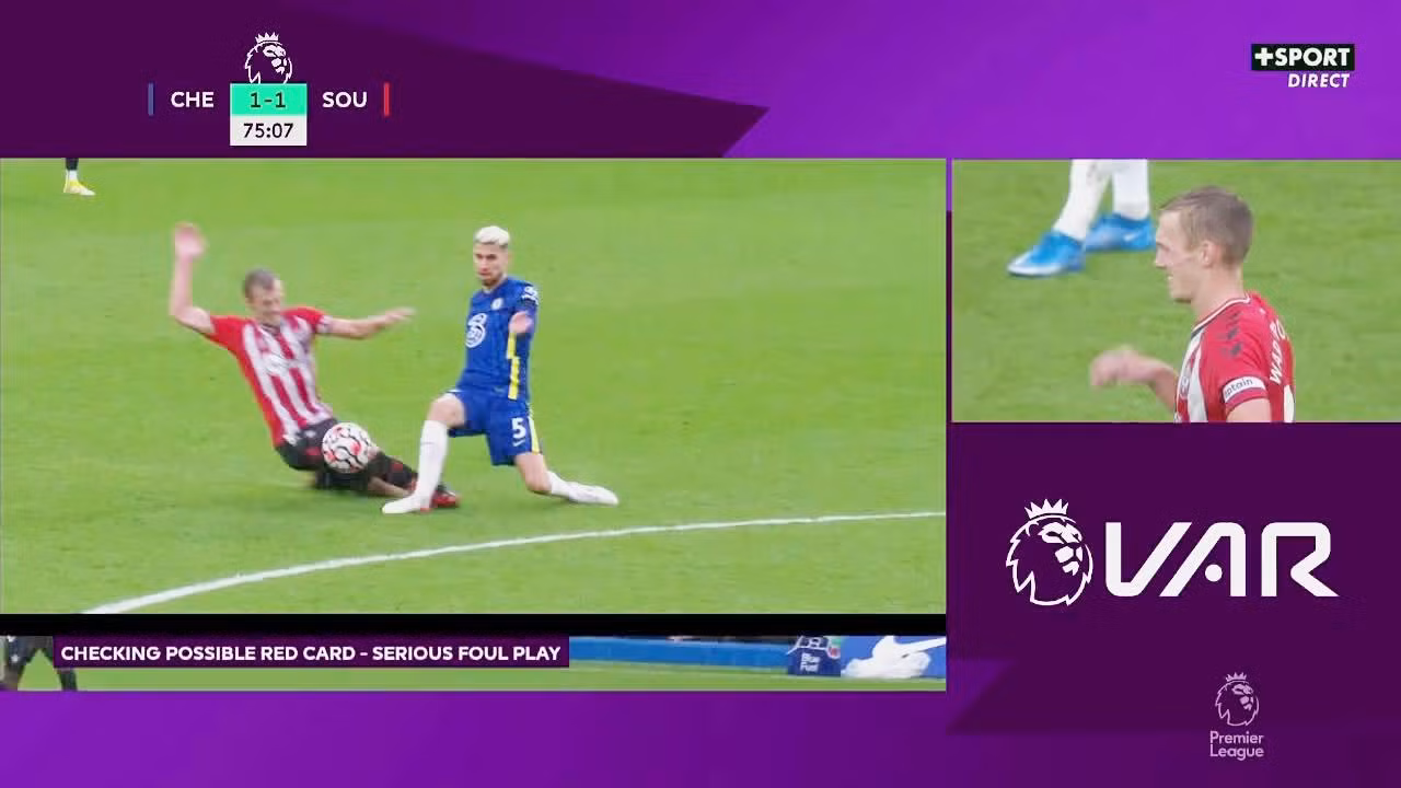 VAR một lần đưa ra quyết định có lợi và 1 lần đưa ra quyết định bất lợi cho Chelsea