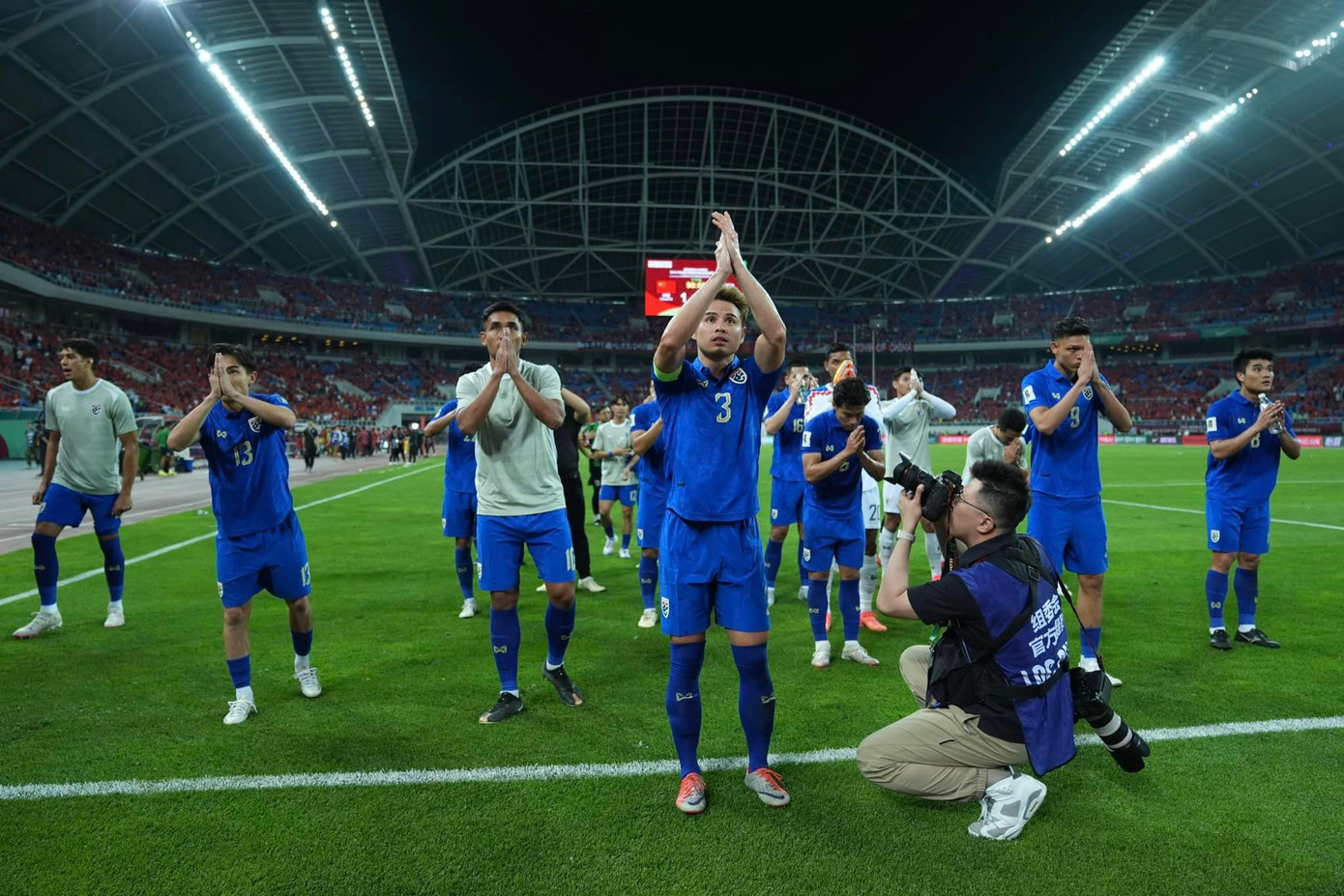 Thái Lan đang có 5 điểm, kém Trung Quốc 8 điểm Thái Lan đang có 5 điểm, kém Trung Quốc 8 điểm