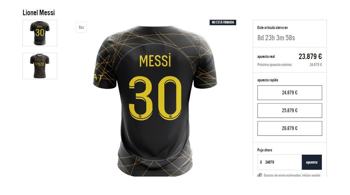 Các CĐV có thể đấu giá online