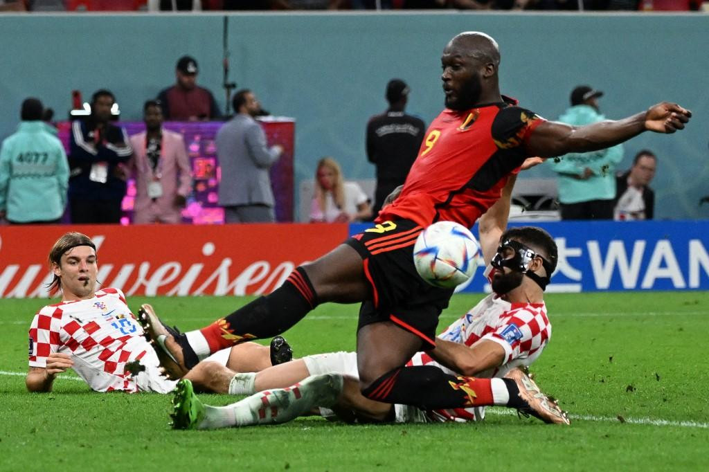 Một trong những pha bỏ lỡ của Lukaku trước Croatia