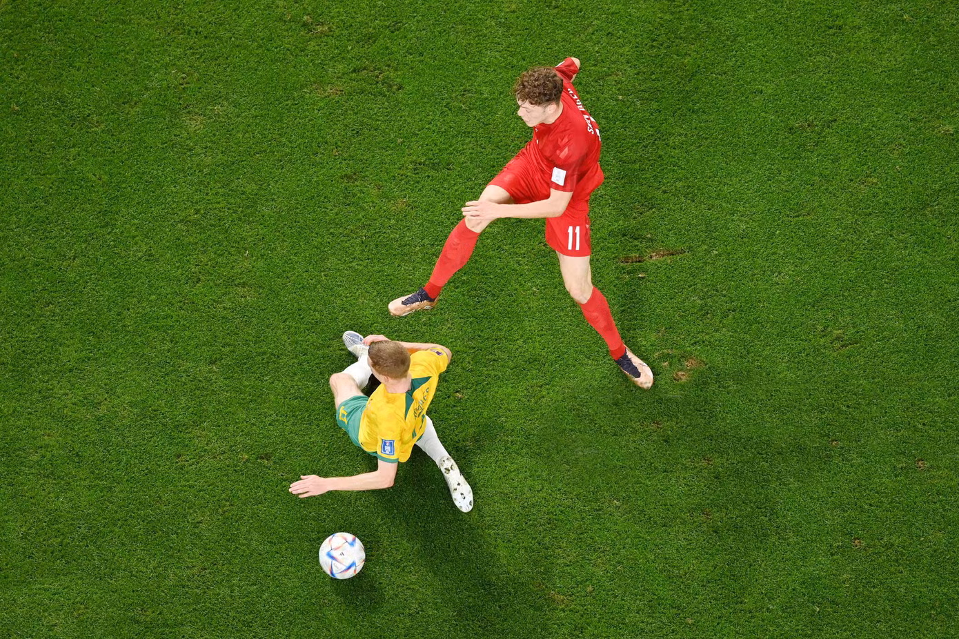 World Cup 2022: Australia gây chấn động, hạ Đan Mạch để vào vòng 1/8 ảnh 12 World Cup 2022: Australia gây chấn động, hạ Đan Mạch để vào vòng 1/8 ảnh 12