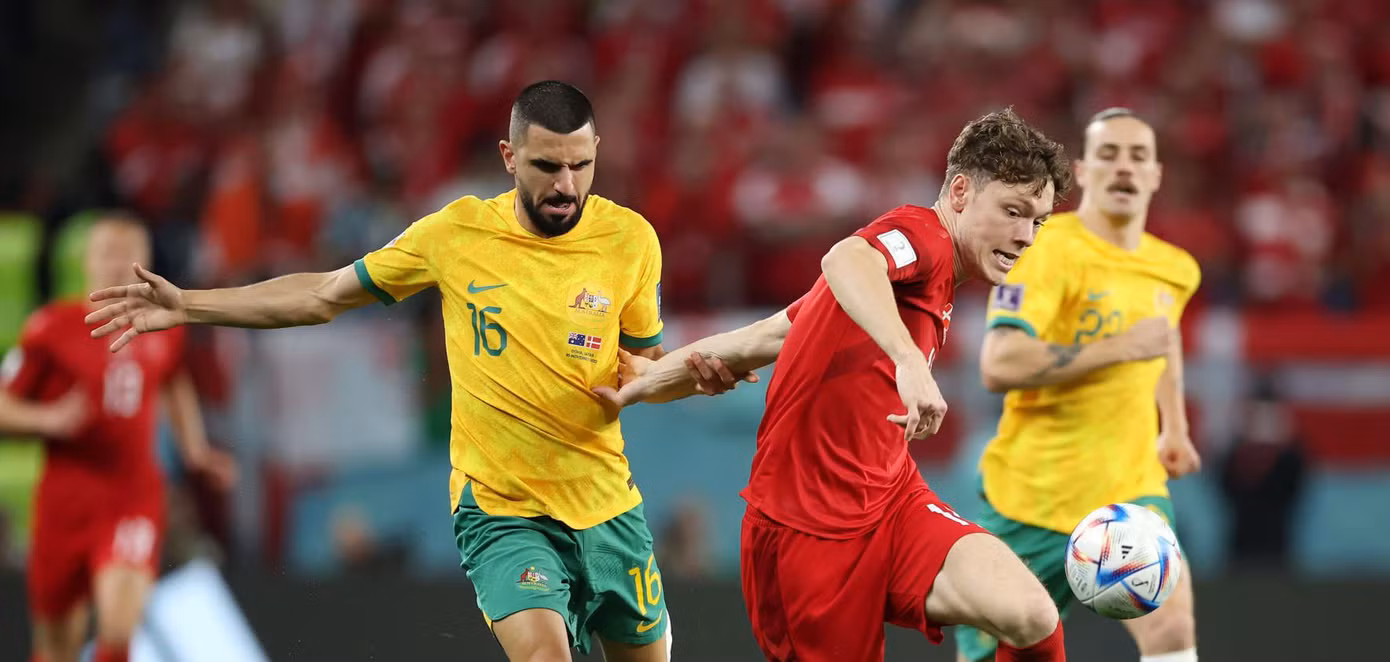 World Cup 2022: Australia gây chấn động, hạ Đan Mạch để vào vòng 1/8 ảnh 8 World Cup 2022: Australia gây chấn động, hạ Đan Mạch để vào vòng 1/8 ảnh 8