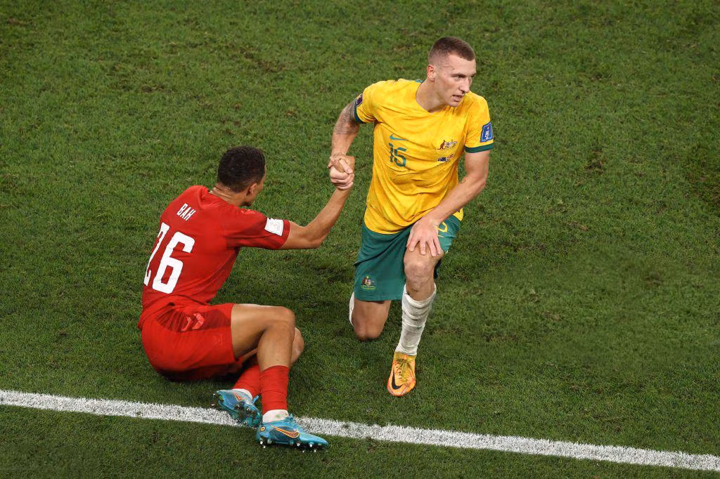 World Cup 2022: Australia gây chấn động, hạ Đan Mạch để vào vòng 1/8 ảnh 19 World Cup 2022: Australia gây chấn động, hạ Đan Mạch để vào vòng 1/8 ảnh 19