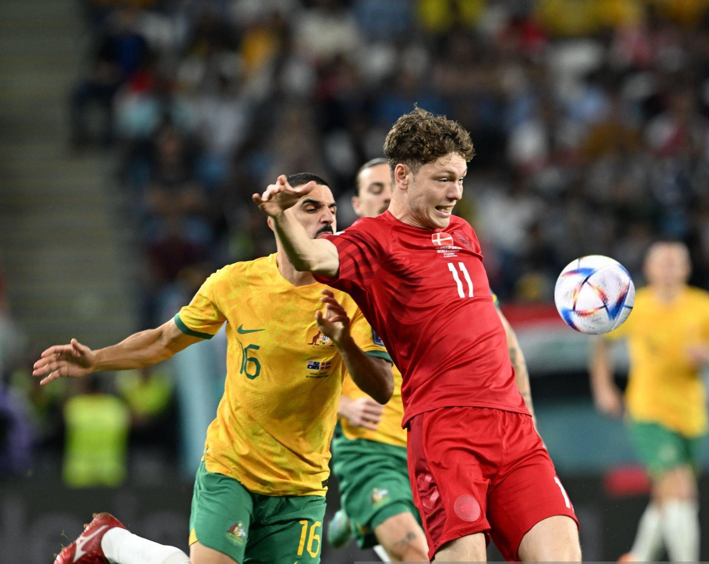 World Cup 2022: Australia gây chấn động, hạ Đan Mạch để vào vòng 1/8 ảnh 14