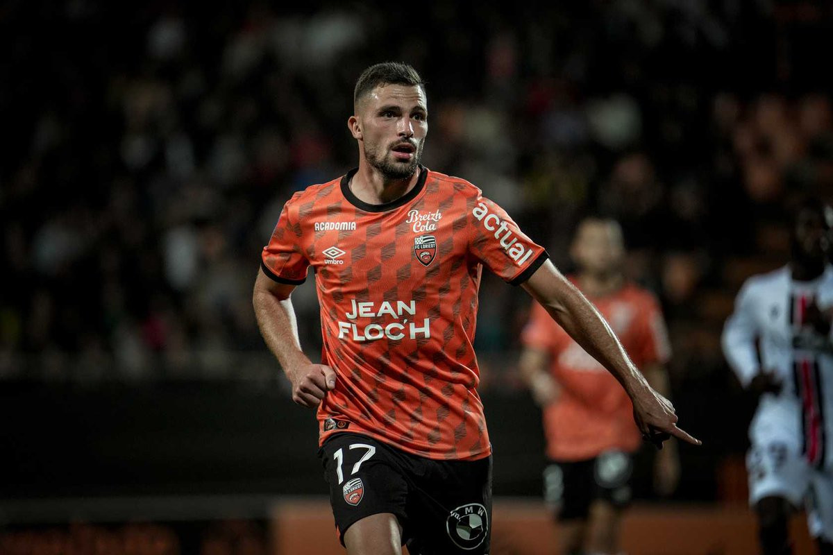 Boisgard trong màu áo Lorient