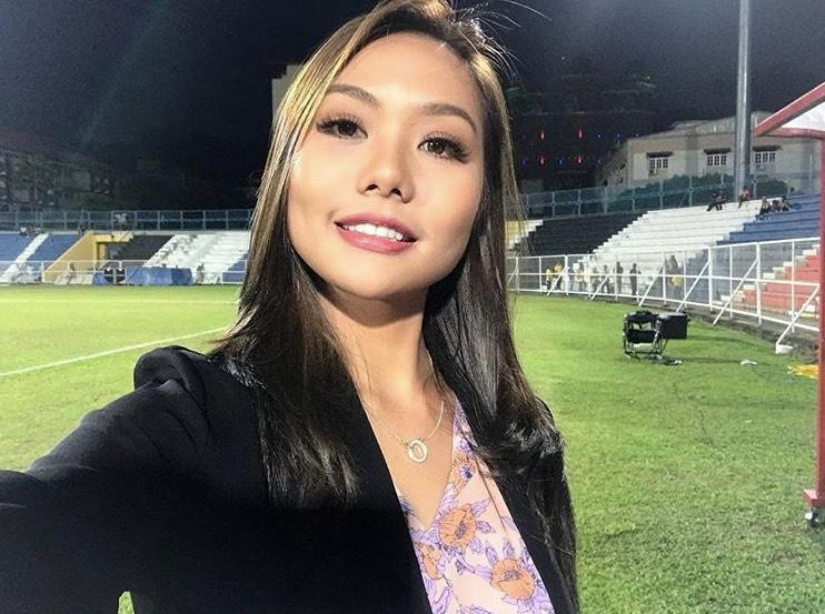 Cô gái này là một MC có tiếng tại Malaysia