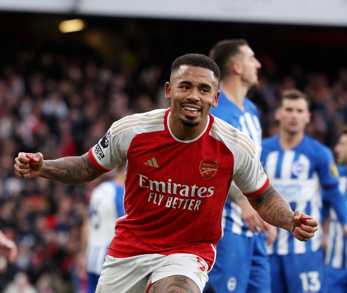 Jesus, Harvert lập công, Arsenal tạm vươn lên dẫn đầu ảnh 15