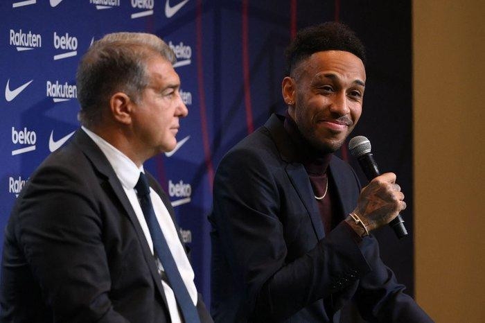 Aubameyang tâm sự trong ngày ra mắt Barca Aubameyang tâm sự trong ngày ra mắt Barca