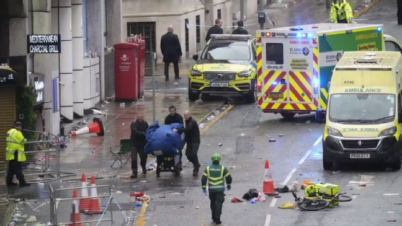 Cảnh tượng hỗn loạn sau vụ tông xe