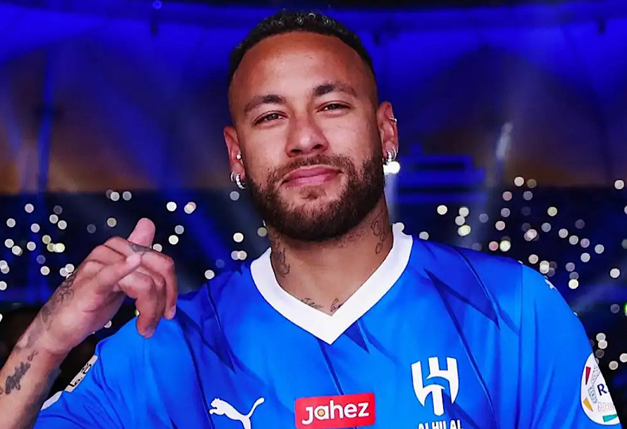 Neymar chỉ bước ra chào khán giả chứ không thi đấu Neymar chỉ bước ra chào khán giả chứ không thi đấu