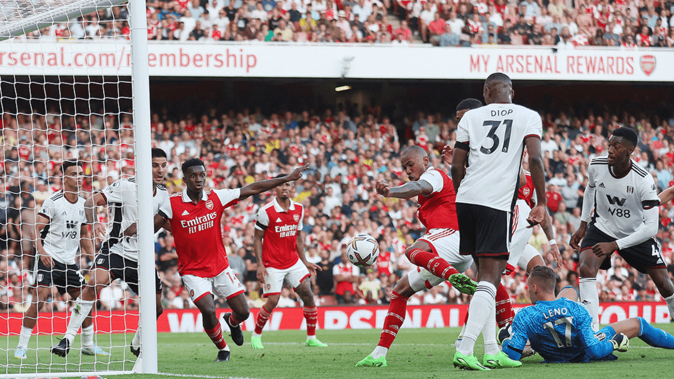 Arsenal đã thắng Fulham 2-1 ở lượt đi