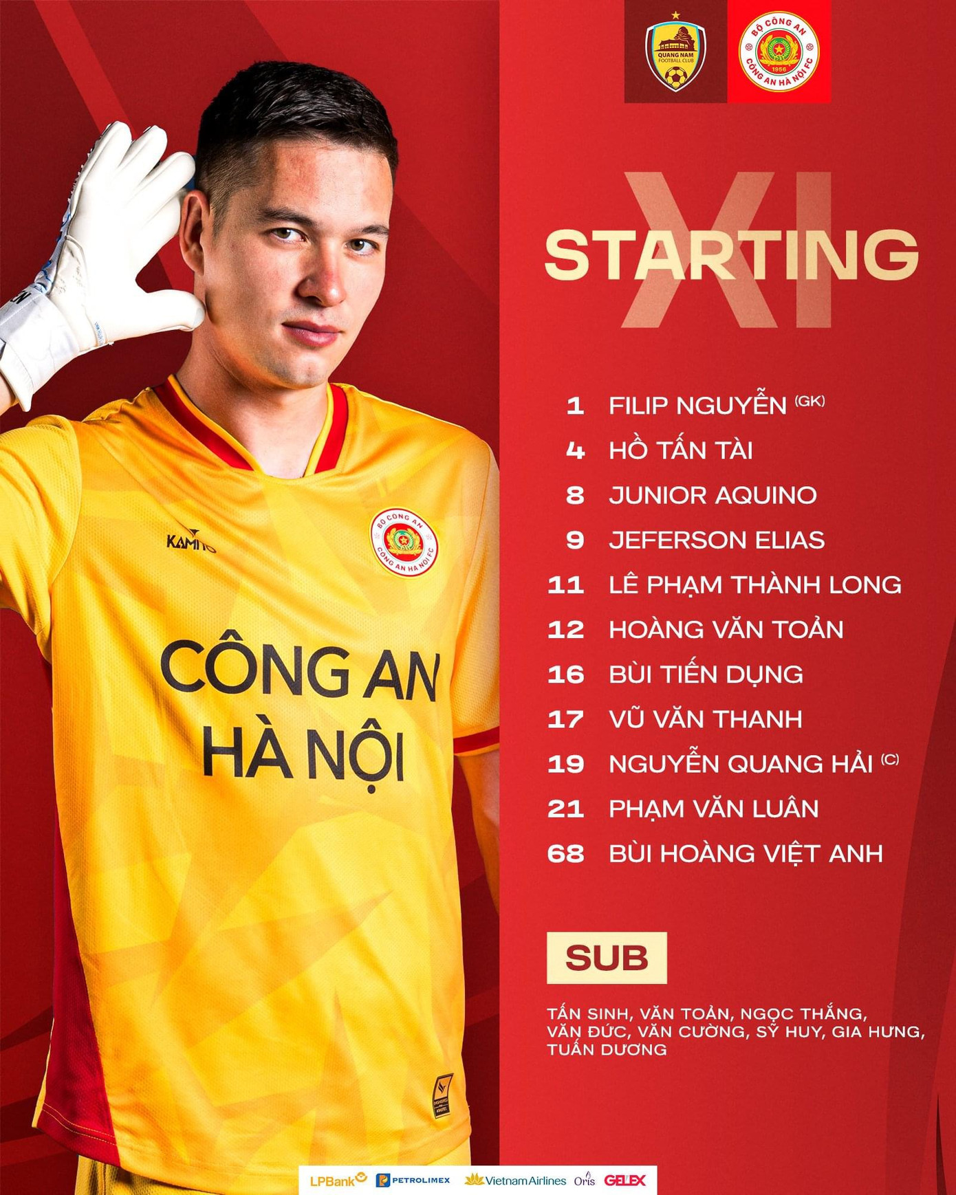 Văn Thanh nhận thẻ đỏ, CAHN thua sốc trên sân Quảng Nam ảnh 1 Văn Thanh nhận thẻ đỏ, CAHN thua sốc trên sân Quảng Nam ảnh 1