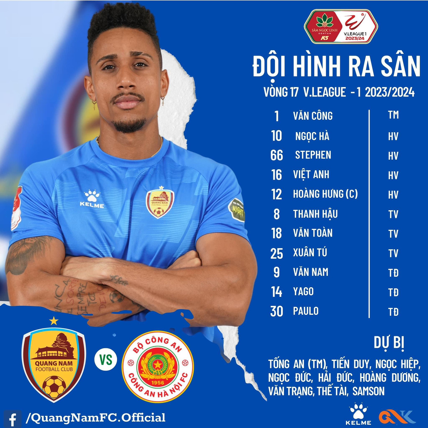 Văn Thanh nhận thẻ đỏ, CAHN thua sốc trên sân Quảng Nam ảnh 2 Văn Thanh nhận thẻ đỏ, CAHN thua sốc trên sân Quảng Nam ảnh 2