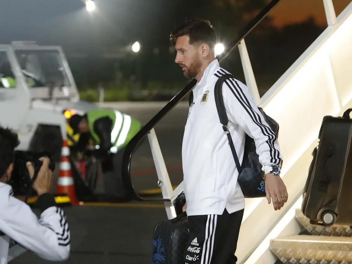 Messi trong một lần hội quân cùng ĐT Argentina