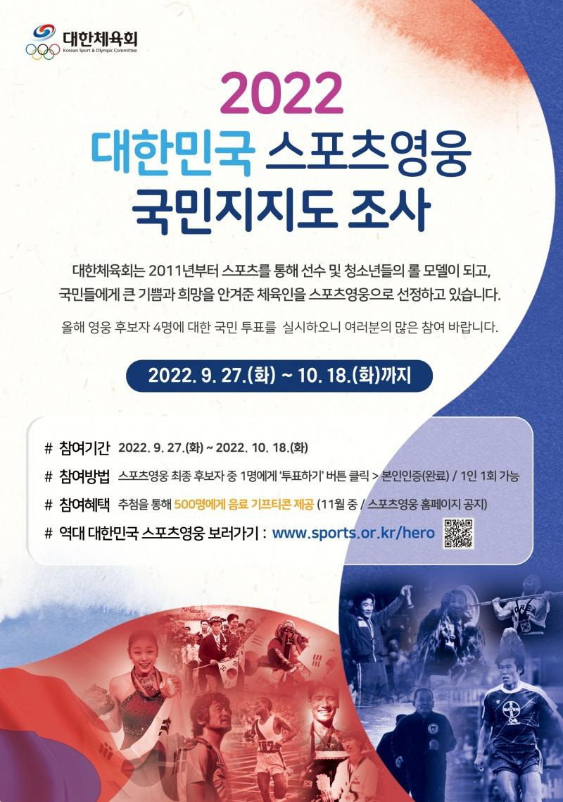 Chương trình bầu chọn giải thưởng "Anh hùng thể thao Hàn Quốc" Chương trình bầu chọn giải thưởng "Anh hùng thể thao Hàn Quốc"