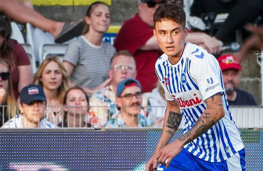 Mickelson trong màu áo Odense