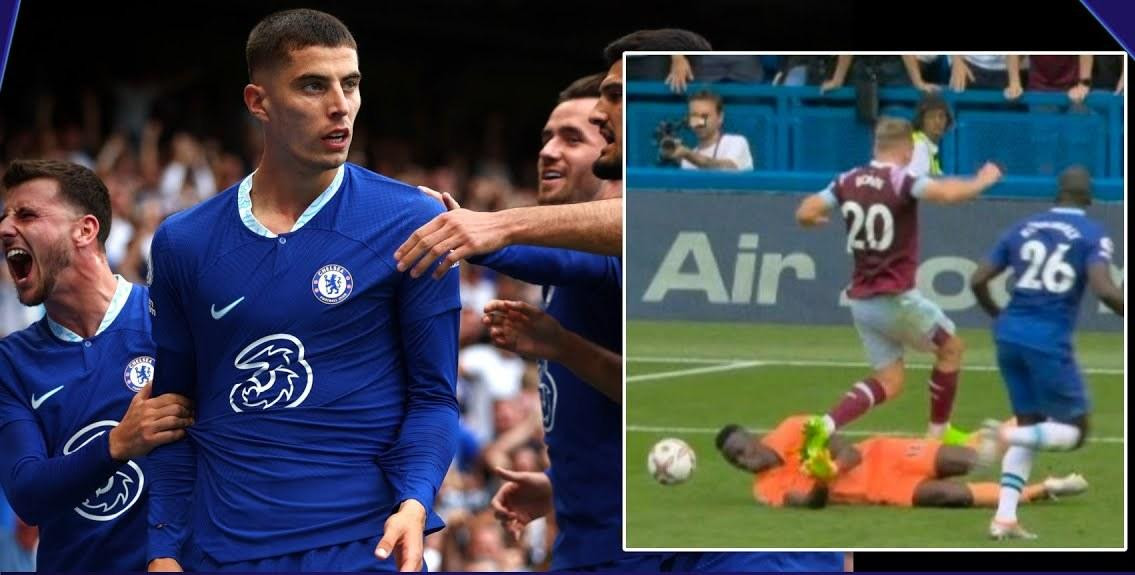 Thủ thành Mendy được nhận định đã bị phạm lỗi ở tình huống West Ham ghi bàn thứ 2 Thủ thành Mendy được nhận định đã bị phạm lỗi ở tình huống West Ham ghi bàn thứ 2