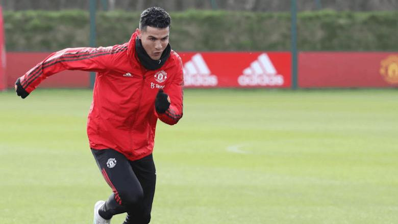 Ronaldo chỉ tập nhẹ ở buổi tập vừa qua
