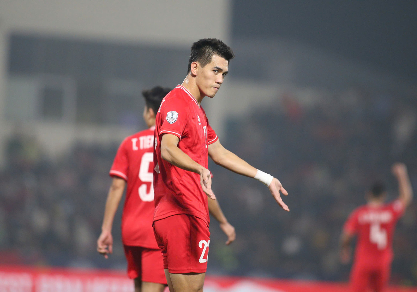 Tiến Linh từng ghi bàn vào lưới Campuchia hồi 2018