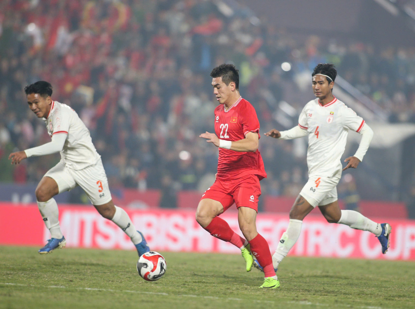 Tiến Linh cùng đồng đội trong trận thắng Myanmar 5-0 hôm 21/12 Tiến Linh cùng đồng đội trong trận thắng Myanmar 5-0 hôm 21/12