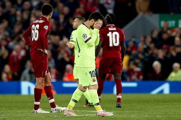Messi cùng đồng đội nhận trận thua tan nát trước Liverpool