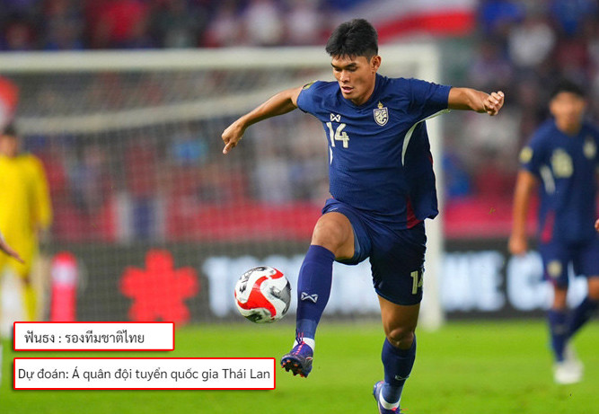 Dự đoán chung cuộc của báo Thái Lan