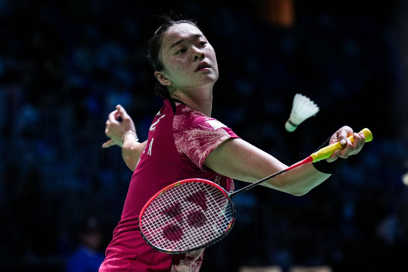 Kim Ga-eun, tay vợt số 15 thế giới, đã thể hiện được bản lĩnh để hạ Thùy Linh