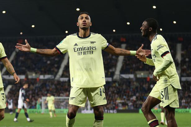 Aubameyang ghi tới 3 bàn trước West Brom Aubameyang ghi tới 3 bàn trước West Brom