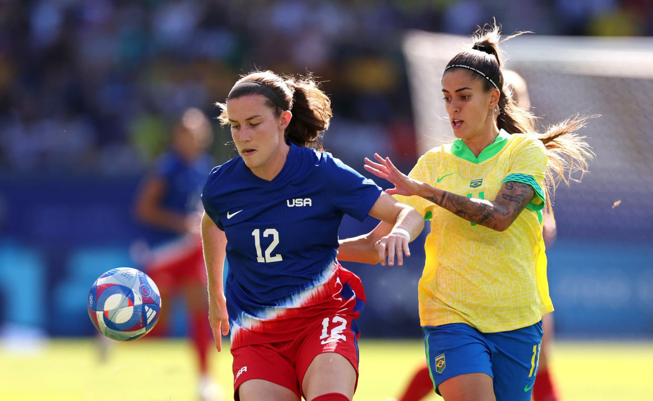 Tuyển nữ Mỹ lập kỷ lục lần thứ 5 giành HCV bóng đá nữ Olympic sau chiến thắng 1-0 trước nữ Brazil ảnh 3