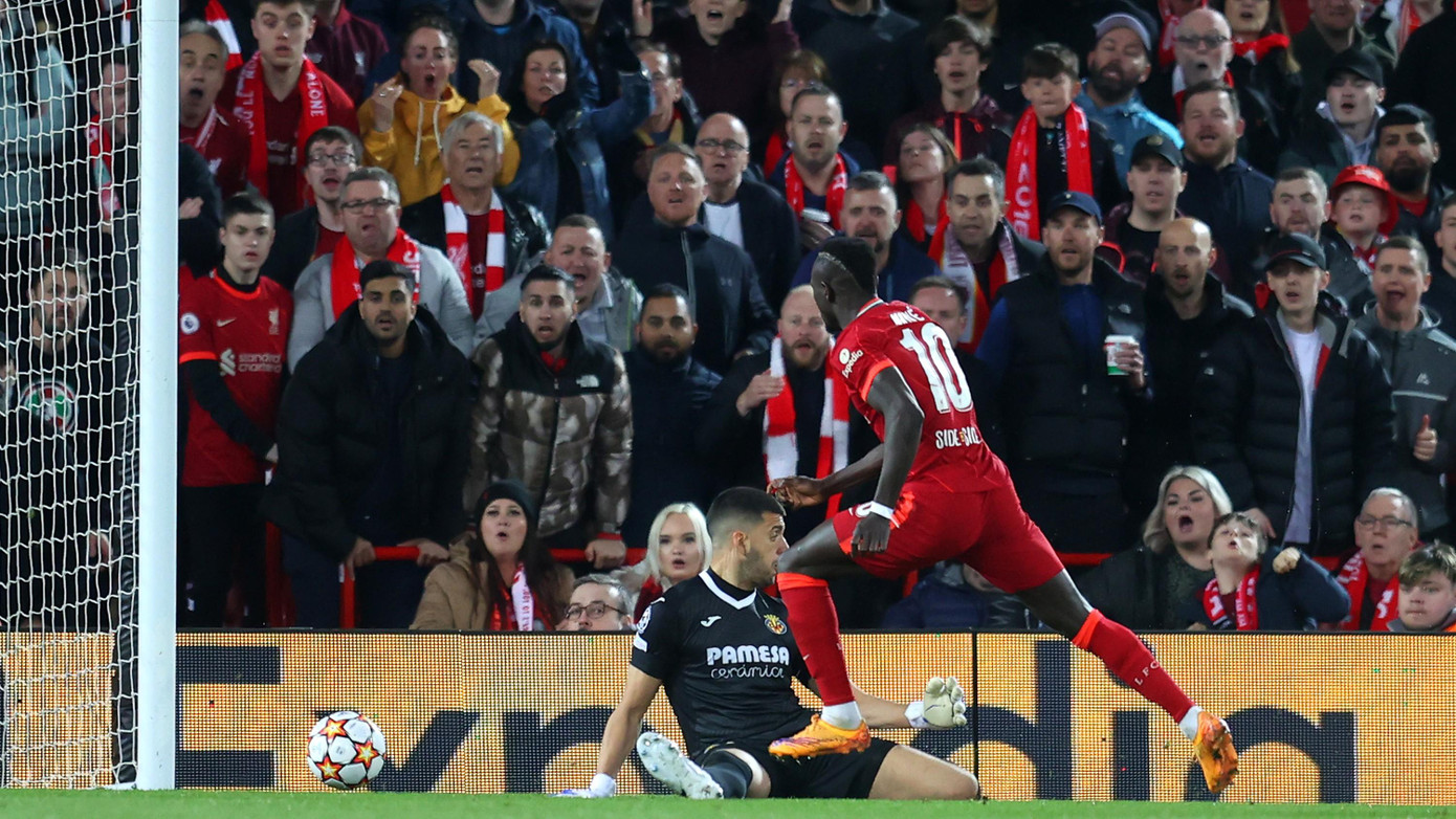 Sadio Mane nhân đôi cách biệt cho Liverpool trước Villarreal Sadio Mane nhân đôi cách biệt cho Liverpool trước Villarreal