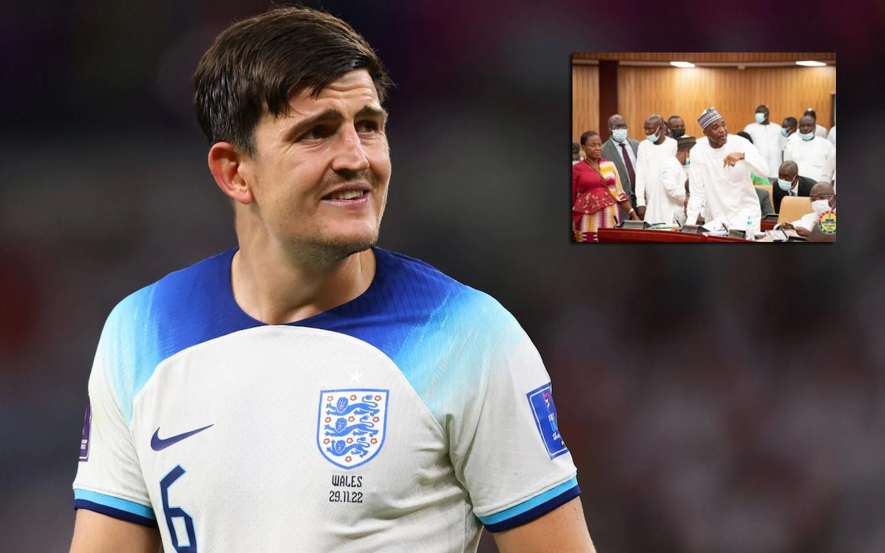 Maguire bị nghị sĩ Ghana lấy ra làm ví dụ để công kích đối thủ