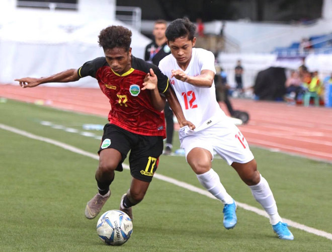 SEA Games 32: U22 Myanmar chật vật vượt qua U22 Timor Leste với bàn thắng duy nhất ảnh 3 SEA Games 32: U22 Myanmar chật vật vượt qua U22 Timor Leste với bàn thắng duy nhất ảnh 3