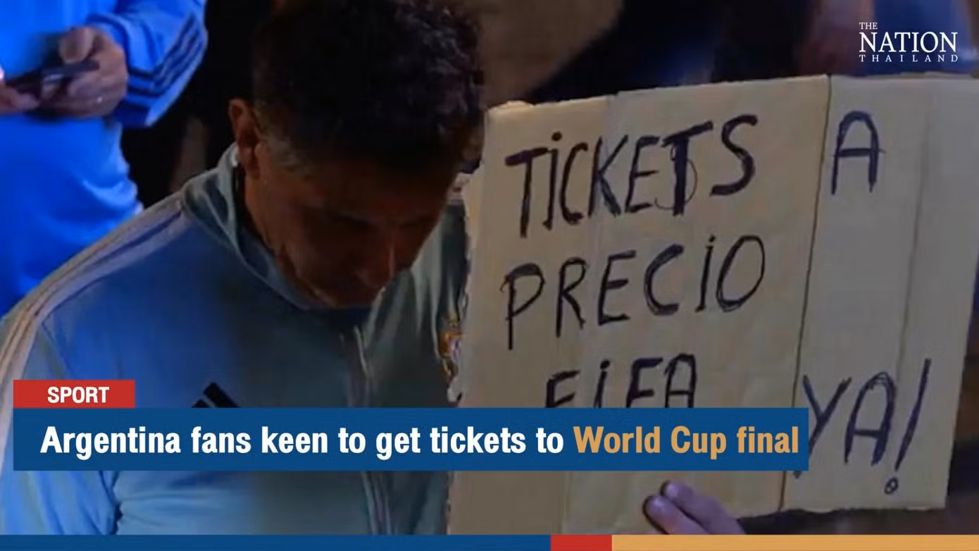 Các CĐV Argentina đang điên cuồng săn vé Các CĐV Argentina đang điên cuồng săn vé