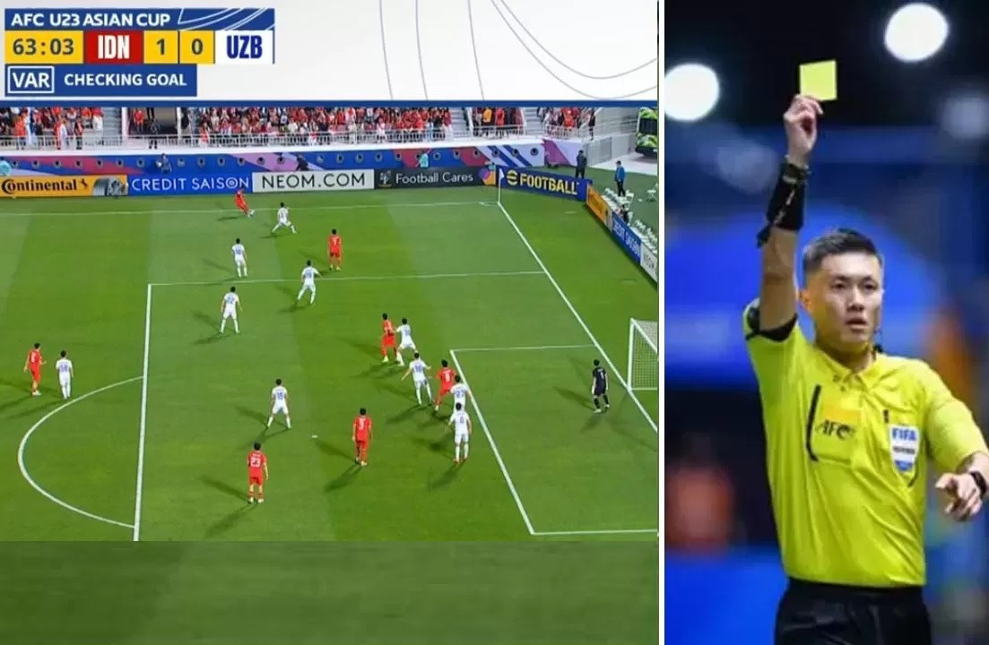 Trọng tài Shin Yin Hao đã từ chối 1 bàn thắng của Indonesia Trọng tài Shin Yin Hao đã từ chối 1 bàn thắng của Indonesia