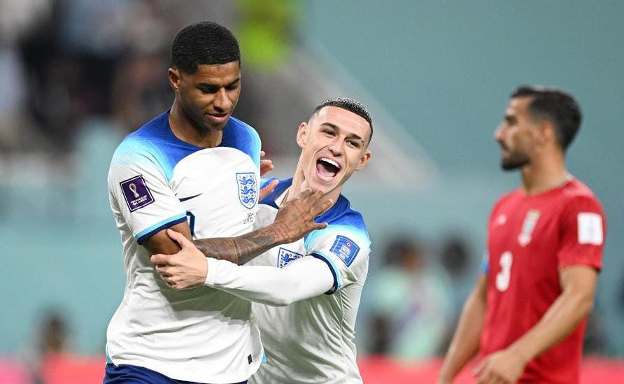 Rashford và Foden ghi liền 2 bàn để giúp Anh dẫn 2-0