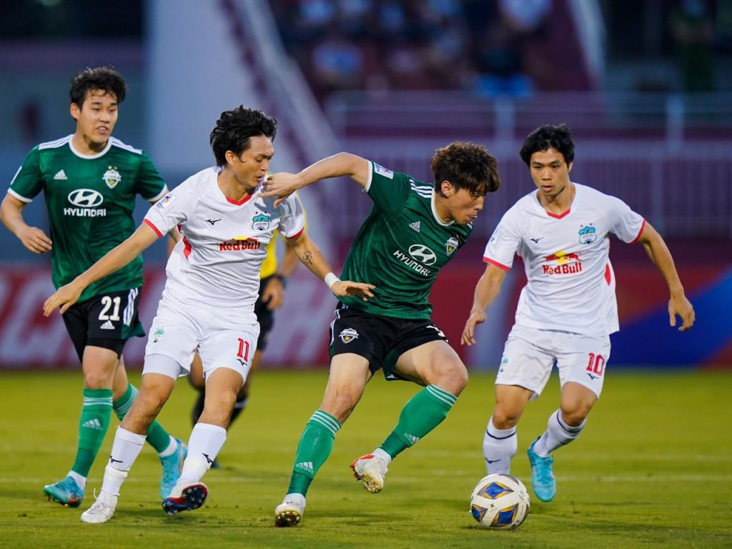 Jeonbuk, một CLB Hàn Quốc, từng gặp HAGL tại AFC Champions League 2022