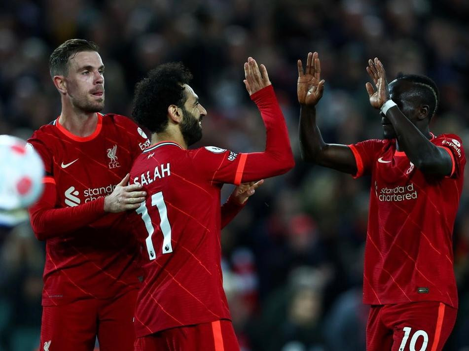 Henderson, Salah và Mane đều góp công trong các bàn thắng của Liverpool Henderson, Salah và Mane đều góp công trong các bàn thắng của Liverpool