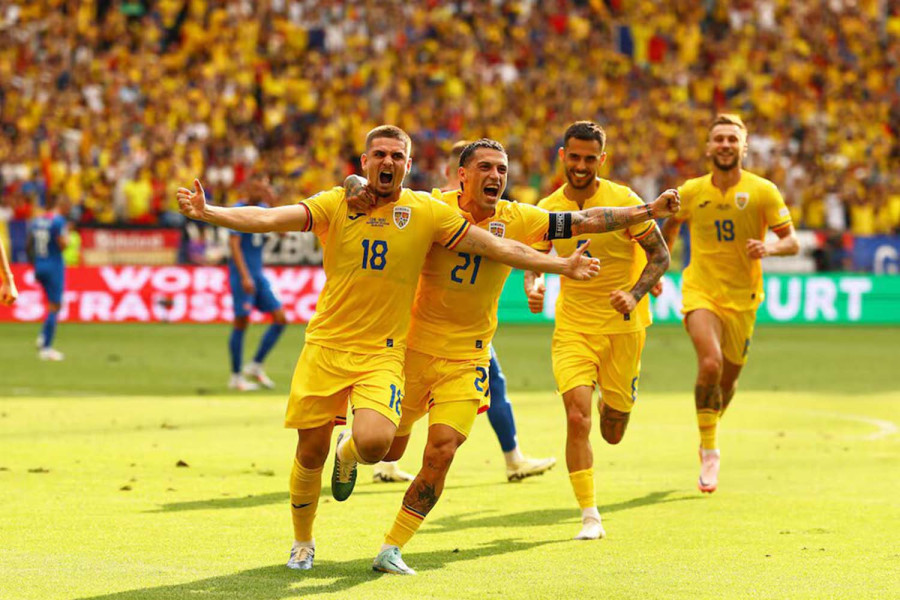 Romania ghi bàn từ phạt đền, dẫn đến kịch bản hai bên hoà nhau và đi tiếp