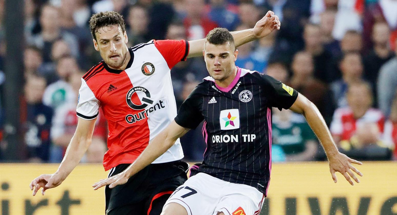 Trencin (phải) từng hạ Feyenoord 5-1 hồi mùa 2018/19 Trencin (phải) từng hạ Feyenoord 5-1 hồi mùa 2018/19