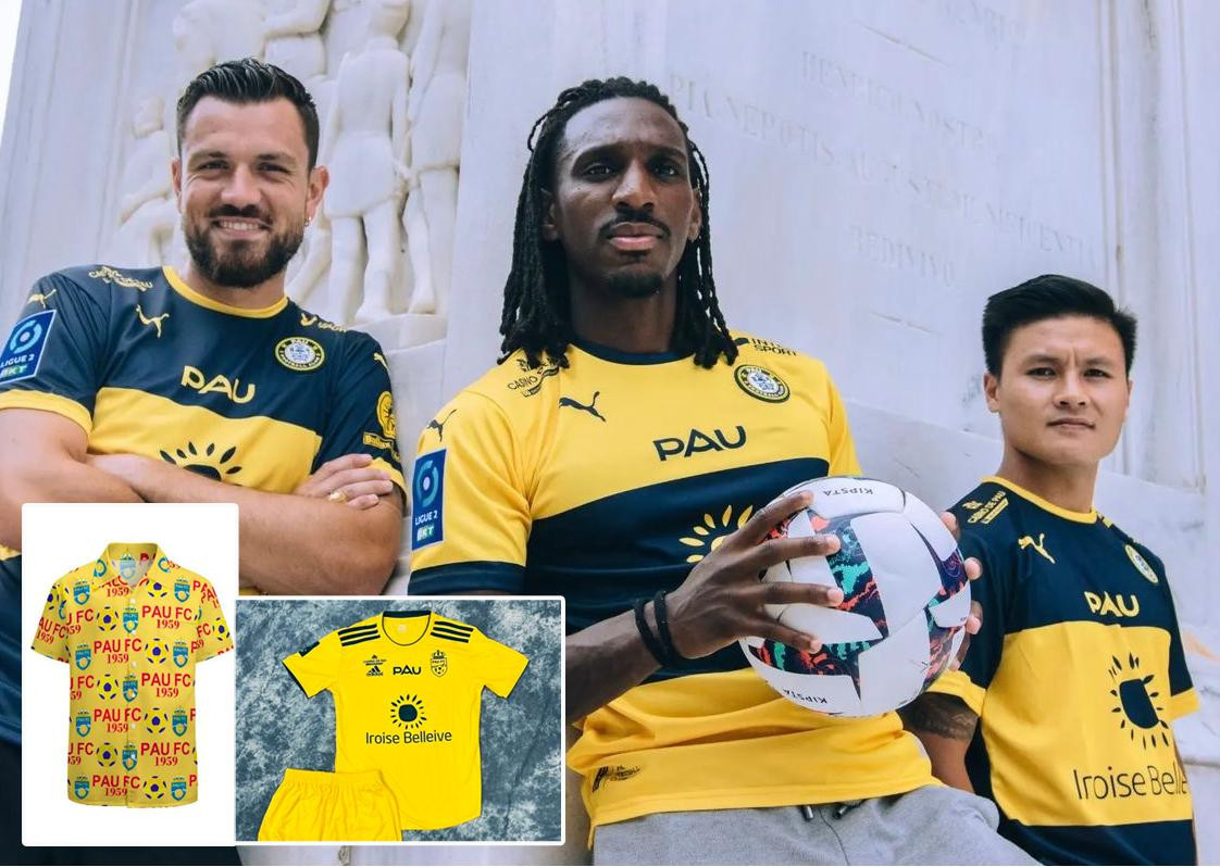 Các sản phẩm của Pau FC được bày bán tràn lan trên mạng